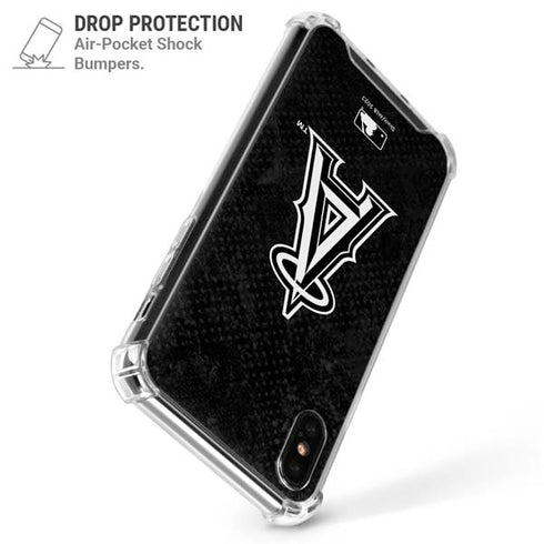 MLB Los Angeles Angels Dark Wash iPhone X/XS Clear Case