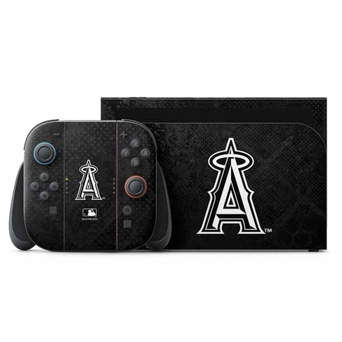 MLB Los Angeles Angels Dark Wash Nintendo Skins