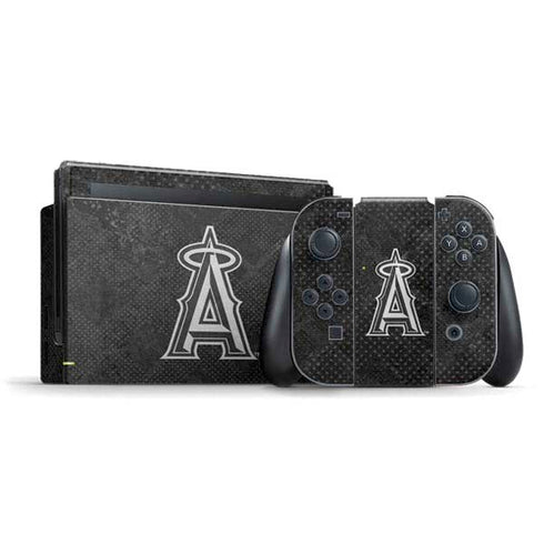 MLB Los Angeles Angels Dark Wash Nintendo Skins