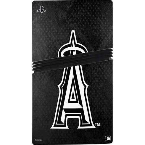 MLB Los Angeles Angels Dark Wash PS5 Pro Console Skin
