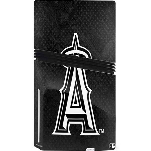 MLB Los Angeles Angels Dark Wash PS5 Pro Disk Console Skin
