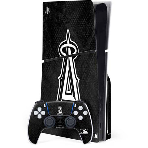 MLB Los Angeles Angels Dark Wash PlayStation PS5 Skins