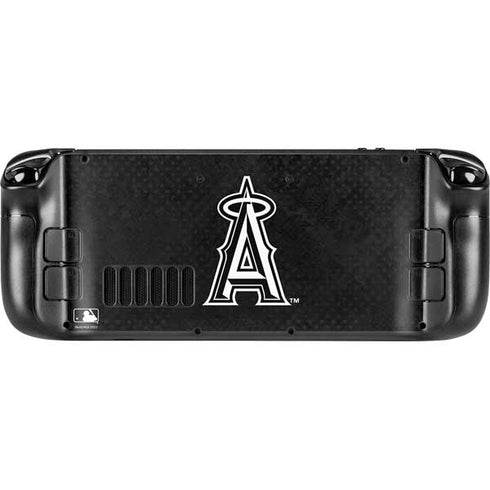 MLB Los Angeles Angels Dark Wash Steam Deck Handheld Gaming Computer OLED Skin