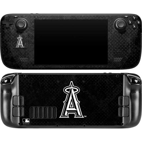 MLB Los Angeles Angels Dark Wash Steam Deck Handheld Gaming Computer Skin