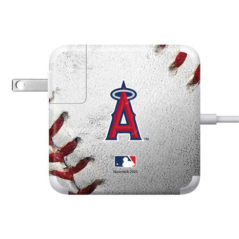 MLB Los Angeles Angels Game Ball 85W Power Adapter (15 and 17 inch MacBook Pro Charger) Skin