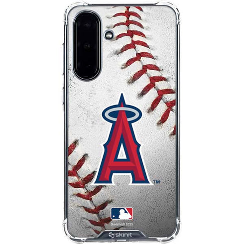 MLB Los Angeles Angels Game Ball Galaxy A36 5G Clear Case