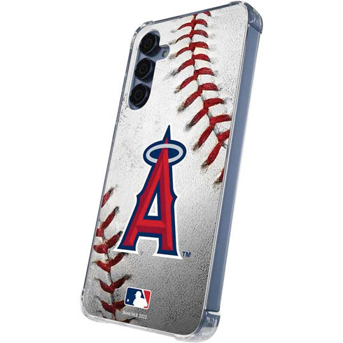MLB Los Angeles Angels Game Ball Galaxy A55 5G Clear Case