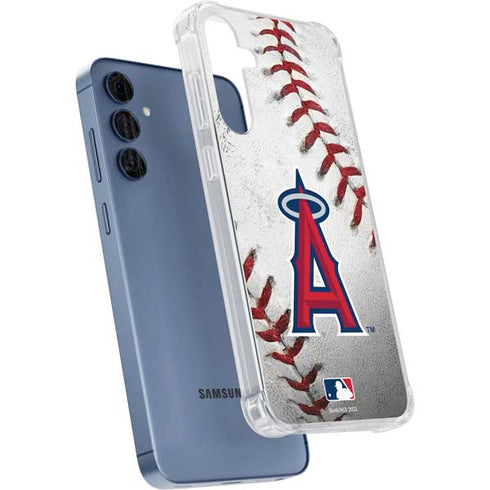 MLB Los Angeles Angels Game Ball Galaxy A55 5G Clear Case