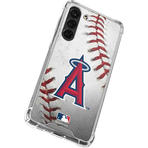 MLB Los Angeles Angels Game Ball Galaxy S24 FE Clear Case