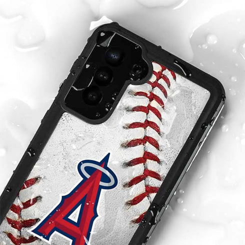 MLB Los Angeles Angels Game Ball Galaxy S24 Plus Waterproof Case