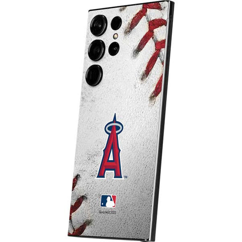MLB Los Angeles Angels Game Ball Galaxy S25 Ultra Skin