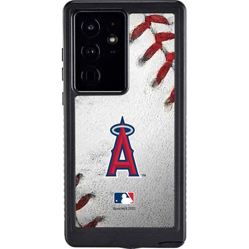 MLB Los Angeles Angels Game Ball Galaxy S24 Ultra Waterproof Case