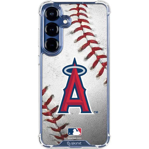 MLB Los Angeles Angels Game Ball Galaxy S25 Plus Clear Case