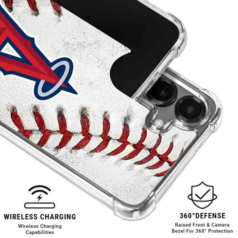 MLB Los Angeles Angels Game Ball Galaxy S26 Plus Clear Case