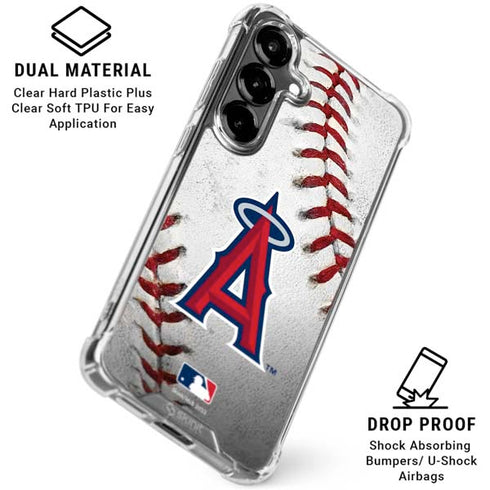 MLB Los Angeles Angels Game Ball Galaxy S26 Plus Clear Case