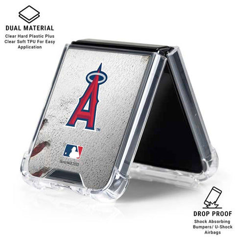 MLB Los Angeles Angels Game Ball Galaxy Z Flip6 Clear Case