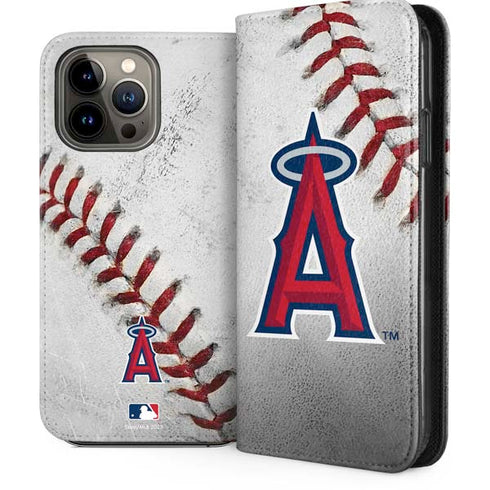 MLB Los Angeles Angels Game Ball iPhone 14 Pro Max Folio Case