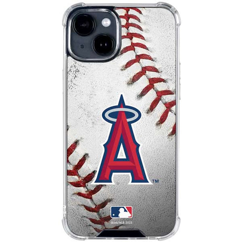 MLB Los Angeles Angels Game Ball iPhone 15 Clear Case