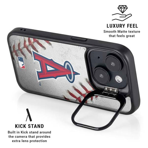 MLB Los Angeles Angels Game Ball iPhone 15 Plus Kickstand Case