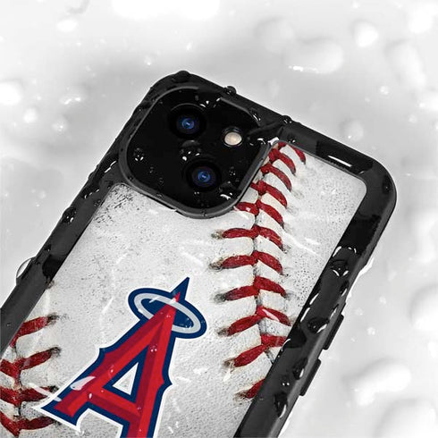 MLB Los Angeles Angels Game Ball iPhone 15 Plus Waterproof Case