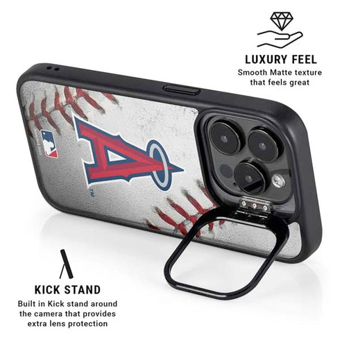 MLB Los Angeles Angels Game Ball iPhone 15 Pro Max Kickstand Case