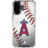MLB Los Angeles Angels Game Ball iPhone 16 Plus Clear Case
