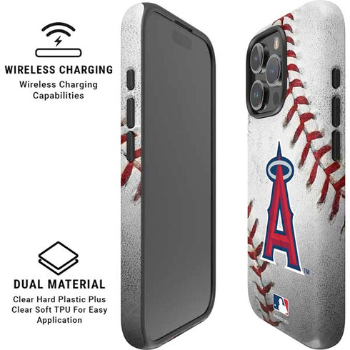MLB Los Angeles Angels Game Ball iPhone 16 Pro Magsafe Impact Case