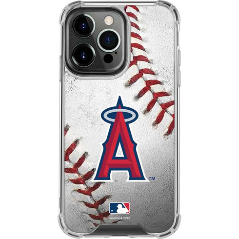 MLB Los Angeles Angels Game Ball iPhone 16 Pro Max Clear Case