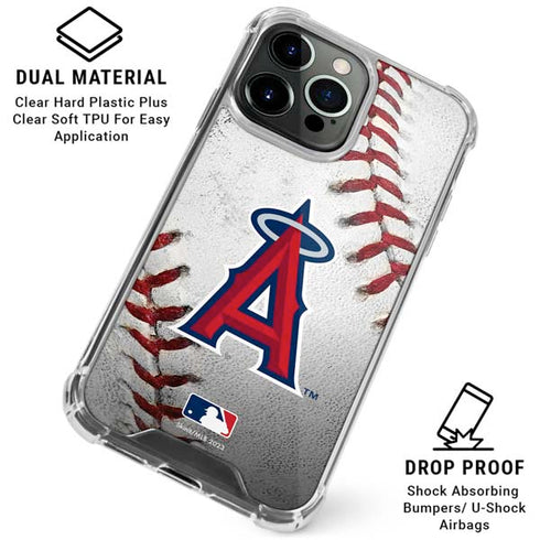 MLB Los Angeles Angels Game Ball iPhone 16 Pro Max Clear Case