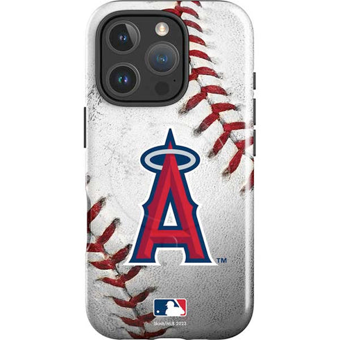 MLB Los Angeles Angels Game Ball iPhone 16 Pro Max Magsafe Impact Case