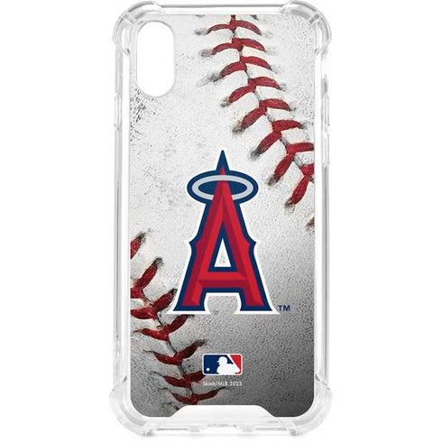 MLB Los Angeles Angels Game Ball iPhone XS Clear Case