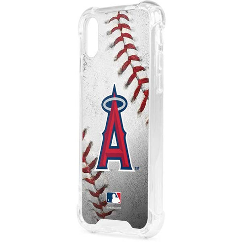 MLB Los Angeles Angels Game Ball iPhone XS Clear Case