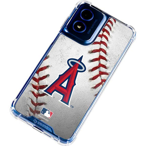 MLB Los Angeles Angels Game Ball Moto G 5G (2024) Clear Case