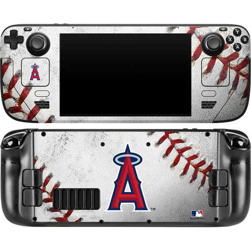 MLB Los Angeles Angels Game Ball Steam Deck Handheld Gaming Computer OLED Skin