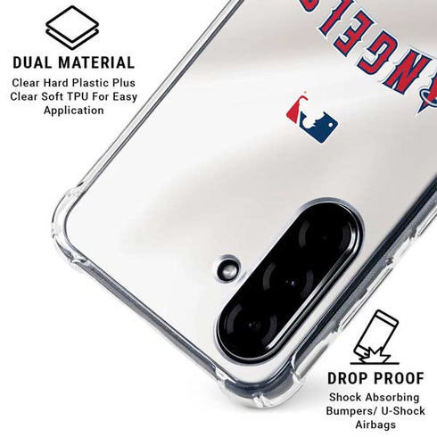 MLB Los Angeles Angels Jersey Galaxy A36 5G Clear Case