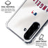 MLB Los Angeles Angels Jersey Galaxy A36 5G Clear Case