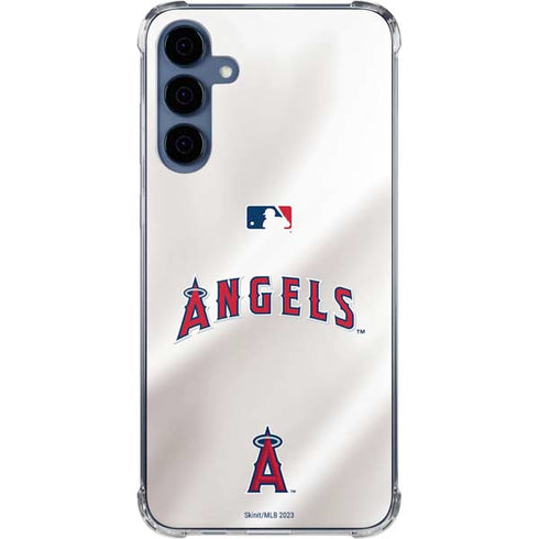 MLB Los Angeles Angels Jersey Galaxy A55 5G Clear Case