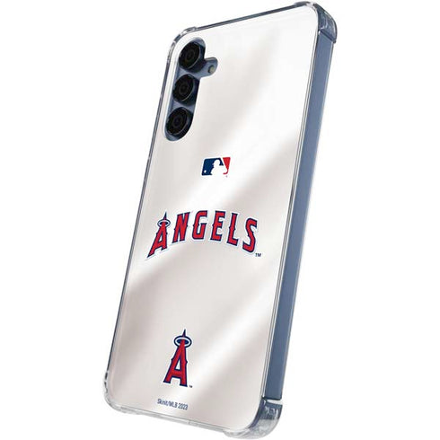 MLB Los Angeles Angels Jersey Galaxy A55 5G Clear Case