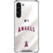 MLB Los Angeles Angels Jersey Galaxy S24 FE Clear Case