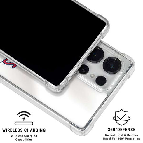 MLB Los Angeles Angels Jersey Galaxy S25 Ultra Clear Case