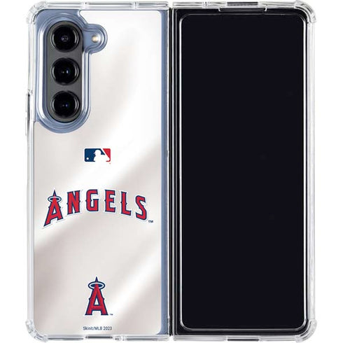 MLB Los Angeles Angels Jersey Galaxy Z Fold5 5G Clear Case