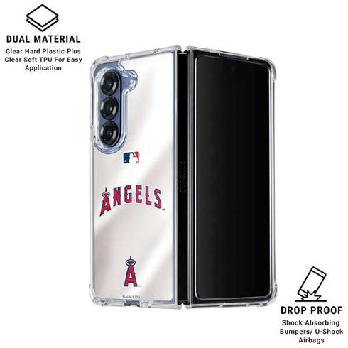 MLB Los Angeles Angels Jersey Galaxy Z Fold6 Clear Case