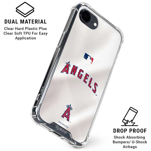 MLB Los Angeles Angels Jersey iPhone 16e Clear Case