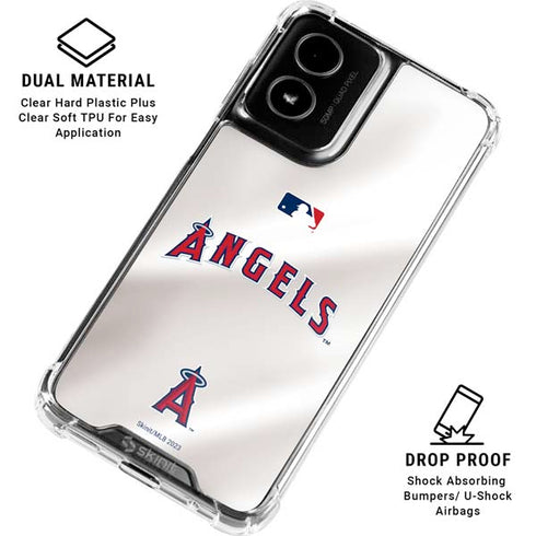 MLB Los Angeles Angels Jersey Moto G Power 5G (2024) Clear Case