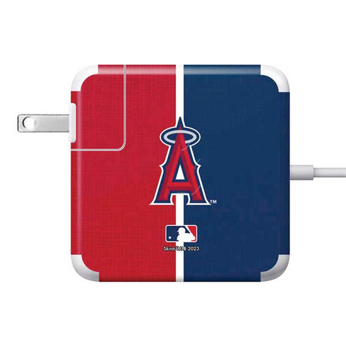 MLB Los Angeles Angels Split 85W Power Adapter (15 and 17 inch MacBook Pro Charger) Skin