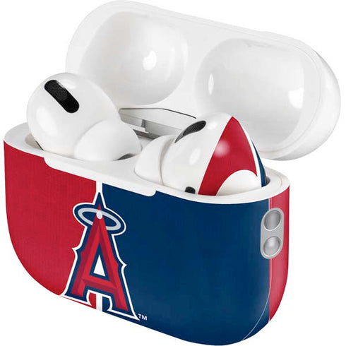 MLB Los Angeles Angels Split AirPods Pro 2nd Gen Skin