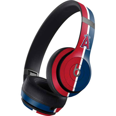 MLB Los Angeles Angels Split Beats Solo 4 Wireless Headphones Skin