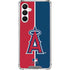 MLB Los Angeles Angels Split Galaxy A16 5G Clear Case