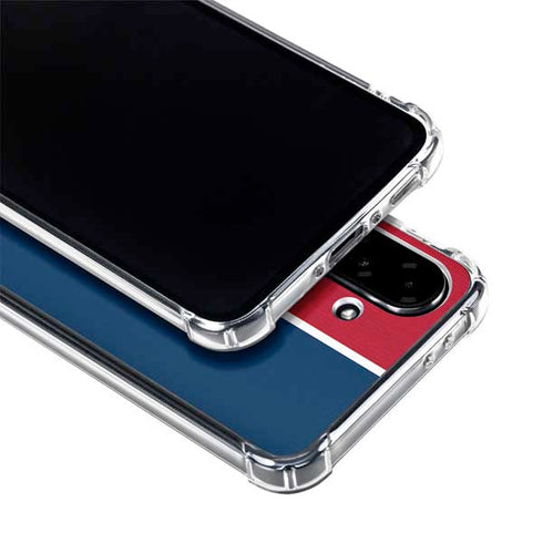 MLB Los Angeles Angels Split Galaxy A36 5G Clear Case
