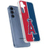 MLB Los Angeles Angels Split Galaxy A55 5G Clear Case